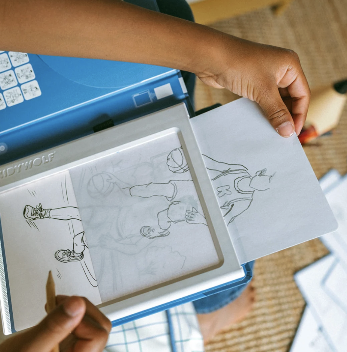 Kidydraw-pad set: Standaard papiervulling