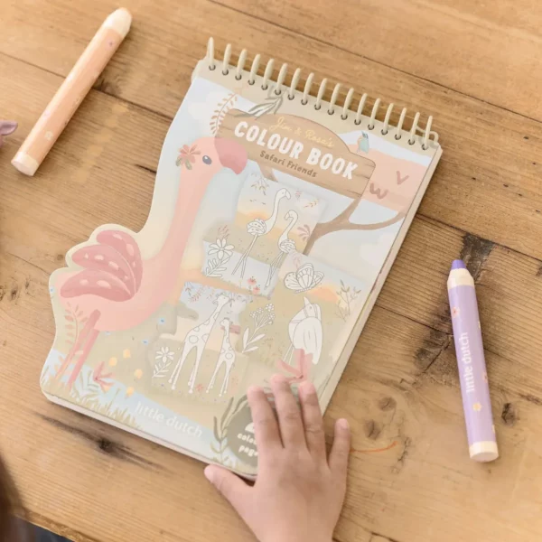 Little Dutch: Kleurboek 'safari friends' Rosa
