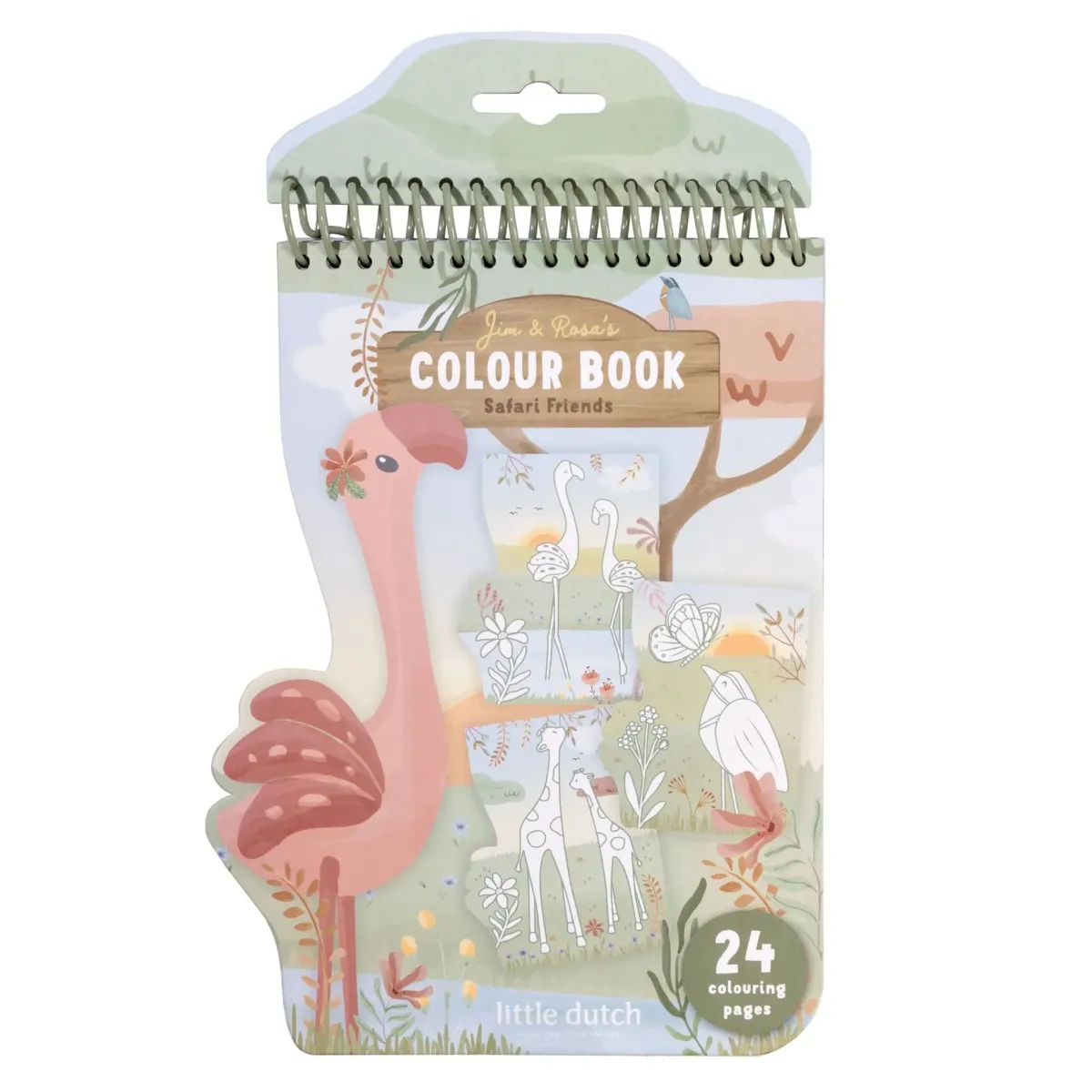 Little Dutch: Kleurboek 'safari friends' Rosa