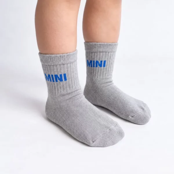 NBDC sokken: 'Mini' grijs Kids 1-2 jaar