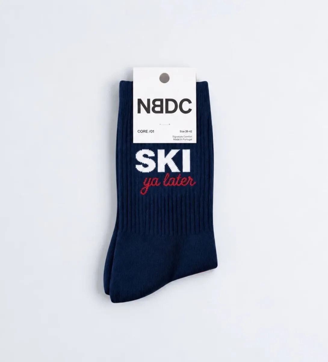 NBDC sokken: 'Ski ya later' 39-42