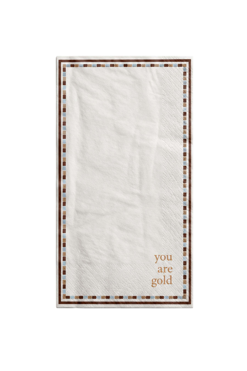 Zusss: Servetten 'You are gold'