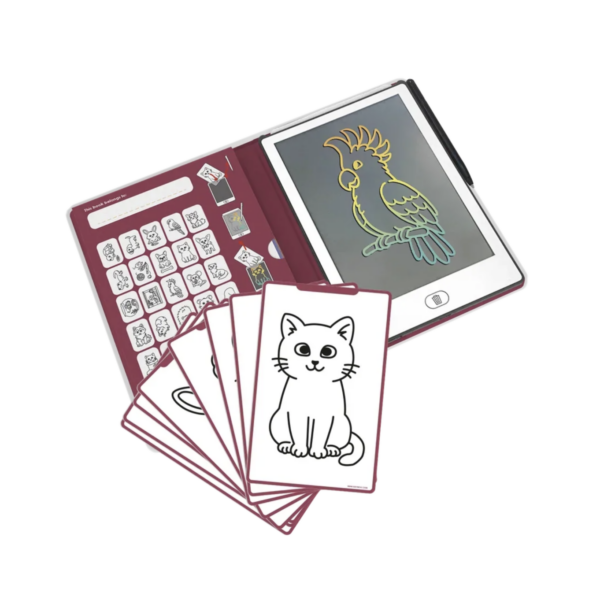 Kidydraw-MINI: tekentablet: 'Huisdieren'