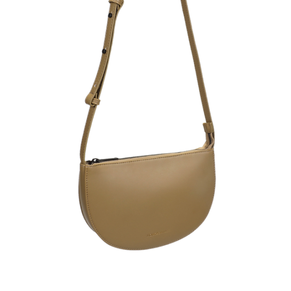 Monk en Anna: Farou half moon bag 'Wheat'