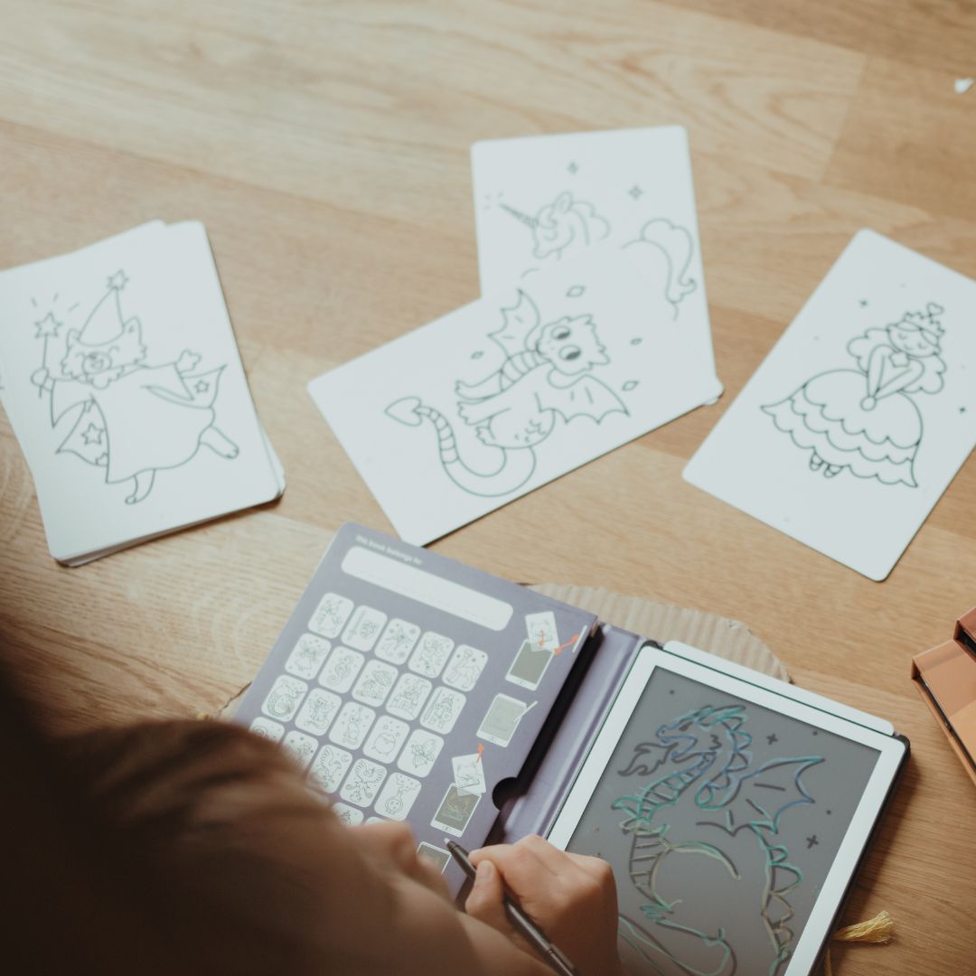 REFILL Kidydraw-MINI: Dieren en sprookjes