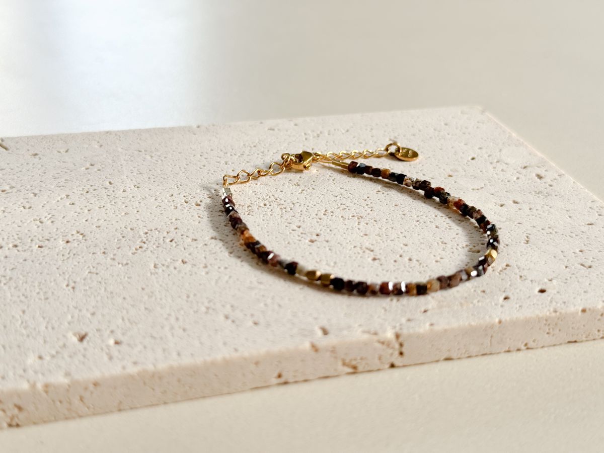 TH: 'Filippa' armband Tijgeroog