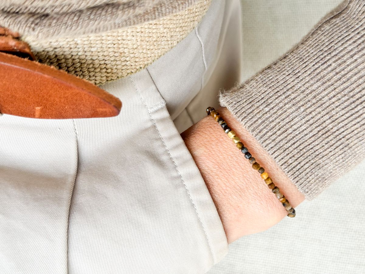 TH: 'Filippa' armband Tijgeroog