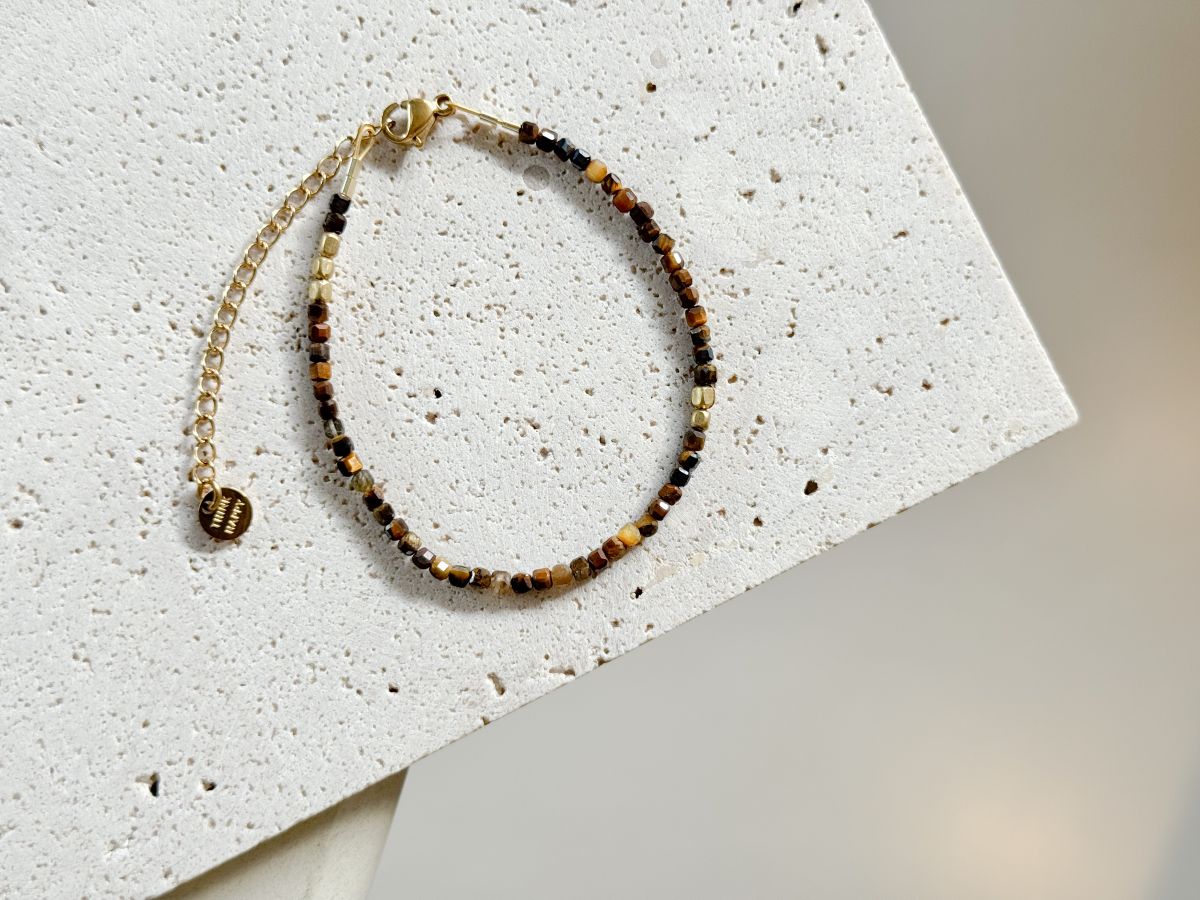 TH: 'Filippa' armband Tijgeroog